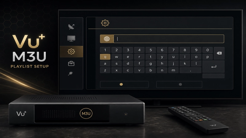VU+ IPTV M3U Liste einrichten